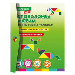 Головоломка развивающая Танграм KIDS