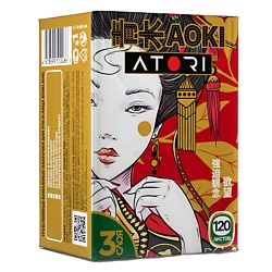 Салфетки трехслойные "AOKI" 120, ПЭТ упаковка