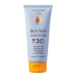 Blu Sun  Солнцезащитный крем с шиммером SPF30