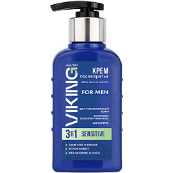 Крем после бритья 3 в 1 для чувствительной кожи After Shave Cream For Men Sensitive