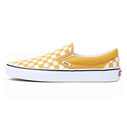 Кроссовки Classic Slip On Color Theory Checkerboard Yellow White