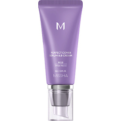 Тональный BB крем с антивозрастной сывороткой для сияния кожи М Perfect Cover Serum BB Cream