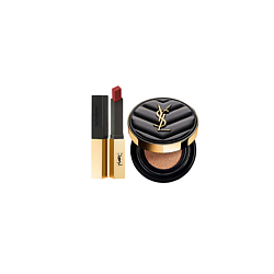 YSL Набор: Помада Rouge Pur Couture The Slim+ Мини-кушон Encre de Peau