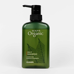 Японский органический шампунь  для жирных волос мужской SCALPD Organic OILY