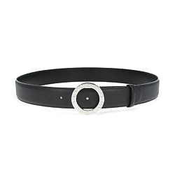 Кожаный ремень Circle Logo Buckle Belt