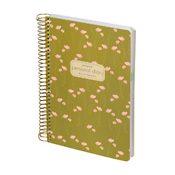 Ежедневник CUTE DIARY "МАКИ НА ЗЕЛЕНОМ"