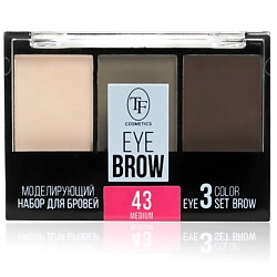 Моделирующий набор для бровей EYEBROW 3 COLOR SET