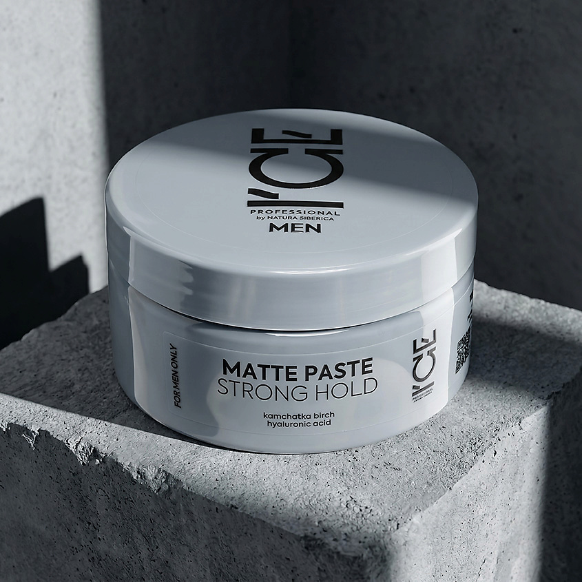 ICE BY NATURA SIBERICA Матовая паста для укладки волос Matte Paste – фото 6