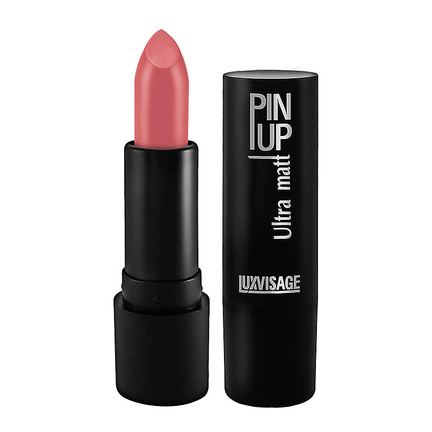 Изображение товара Помада для губ LUXVISAGE Pin-Up Ultra Matt № 506 NICOLE 4 г яркий матовый оттенок