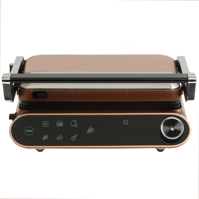 Изображение товара РЕДМОНД Гриль 3в1 SteakMaster GM303, 2200 Вт, 7 авто программ, 4 степени прожарки + датчик веса, таймер, автоотключение, режим барбекю, книга рецептов, бронза Изображение товара РЕДМОНД Гриль 3в1 SteakMaster GM303, 2200 Вт, 7 авто программ, 4 степени прожарки + датчик веса, таймер, автоотключение, режим барбекю, книга рецептов, бронза