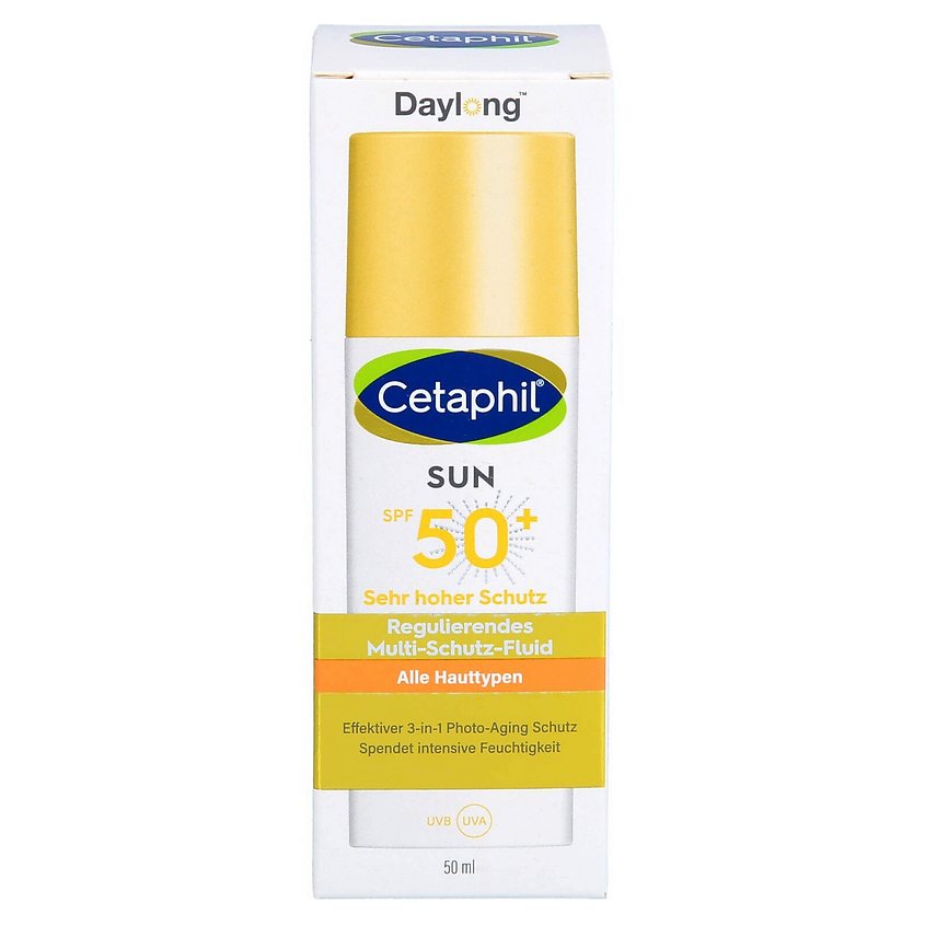 Изображение товара CETAPHIL Солнцезащитный флюид для лица Sun Fluid SPF50+, 50 мл
