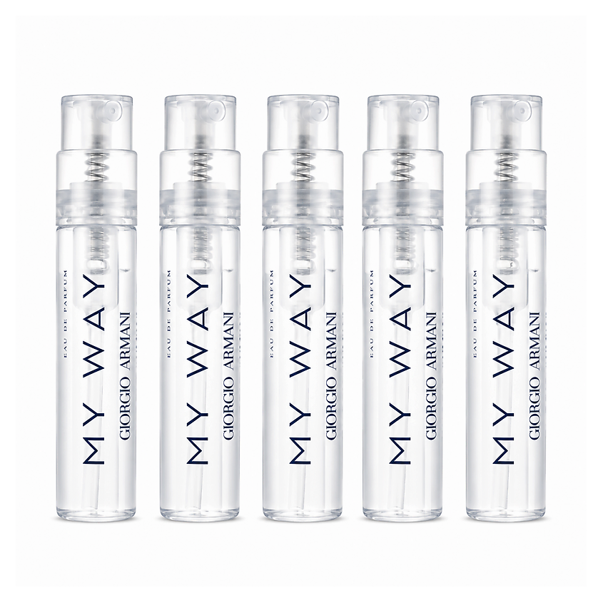 Изображение товара GIORGIO ARMANI Миниатюра парфюмерной воды My Way, 5x1.2 мл Изображение товара GIORGIO ARMANI Миниатюра парфюмерной воды My Way, 5x1.2 мл