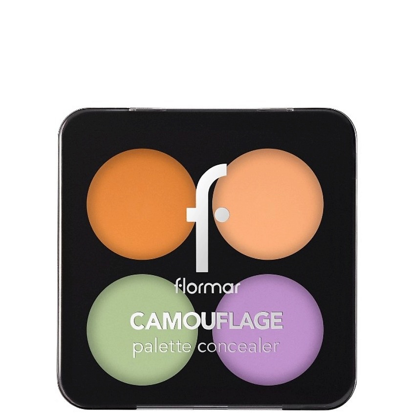 Изображение товара FLORMAR Палетка консилеров для лица Camouflage Palette Concealer, 4 г