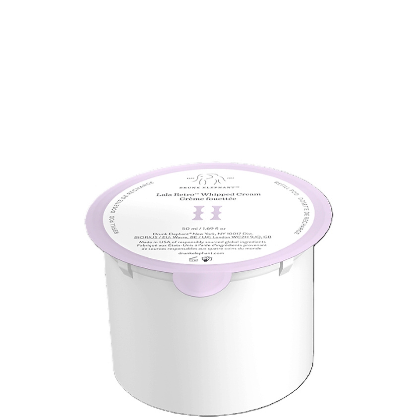 Изображение товара DRUNK ELEPHANT Крем «Взбитые сливки» сменный блок Lala Retro Whipped Cream Recover, 50 мл Изображение товара DRUNK ELEPHANT Крем «Взбитые сливки» сменный блок Lala Retro Whipped Cream Recover, 50 мл