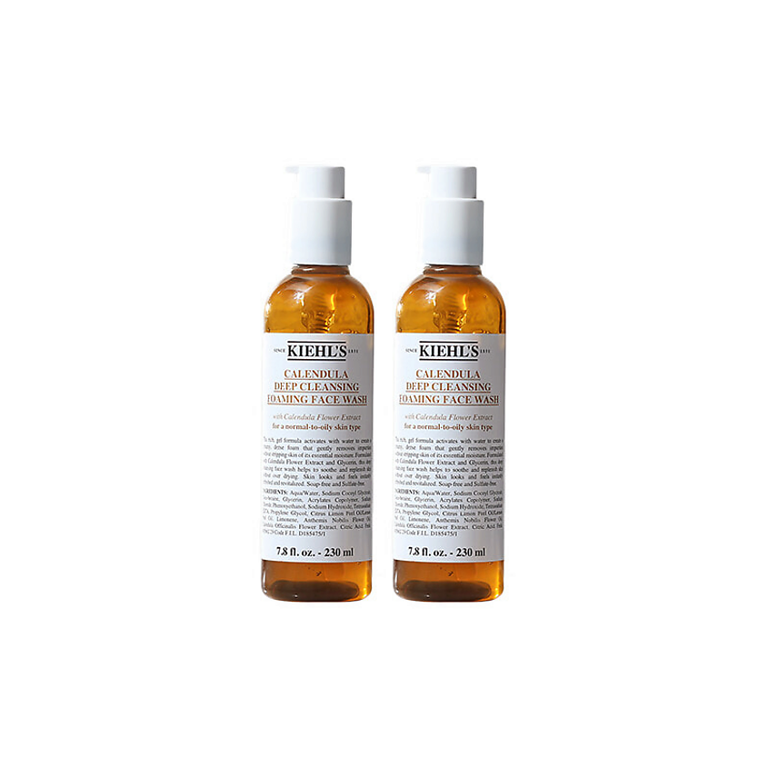 Изображение товара KIEHL'S Глубоко очищающий гель Calendula Deep Cleansing, 2 x 230 мл