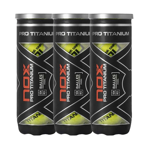 Мяч для фитнеса NOX Мячи для падел-тенниса Titanium Pro