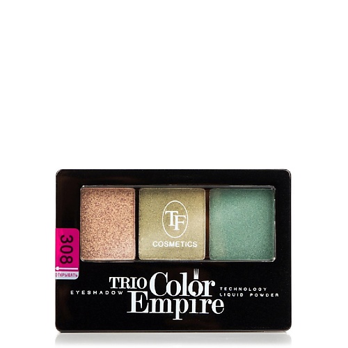 Тени для век TF Тени для век Трехцветные компактные Trio Empire Color Eyeshadow