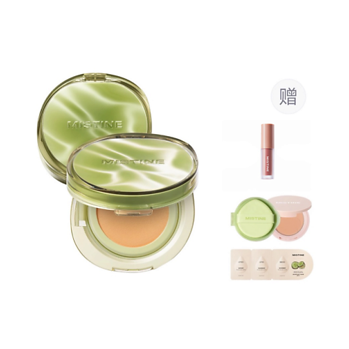 Набор средств для лица MISTINE Набор Cushion SPA Soft Light Green Edition
