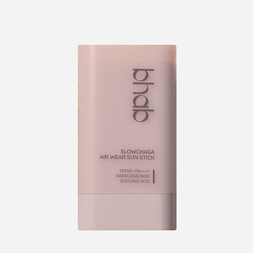 Стик для лица BHAB Солнцезащитный стик с экстрактом гриба чаги Slowchaga Air Wear sun Stick