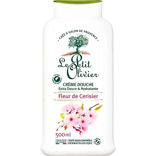 Крем для душа LE PETIT OLIVIER Крем для душа нежный Цветок вишни Fleur de Cerisier Crème Douche