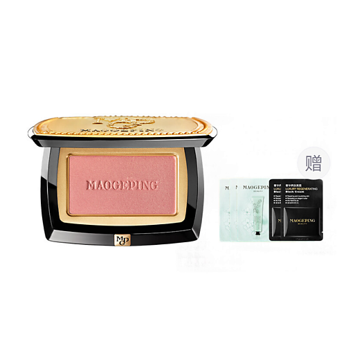Румяна MAOGEPING Компактные шелковистые румяна Gauzy Magic Blush + Пробник крема