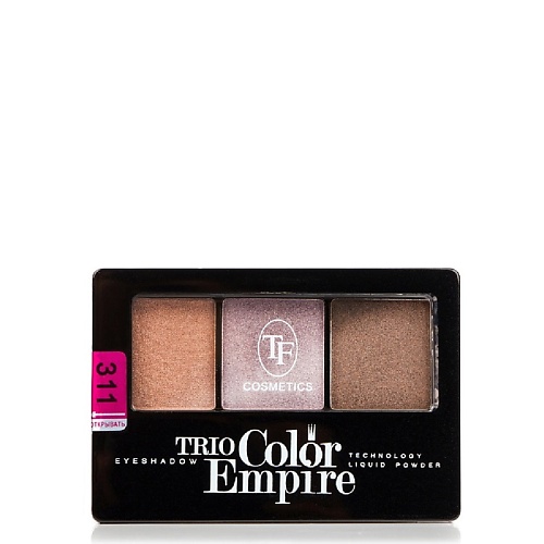 Тени для век TF Тени для век Трехцветные компактные Trio Empire Color Eyeshadow