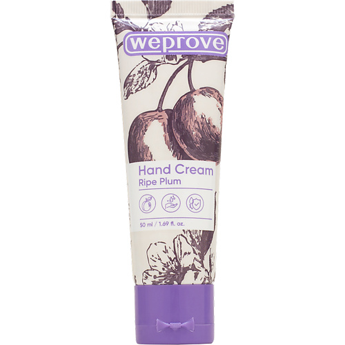 Крем для рук WEPROVE Смягчающий крем для рук с ароматом спелой сливы Ripe Plum Hand Cream