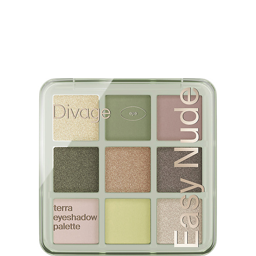 Палетка DIVAGE Палетка теней для век Terra Easy Nude