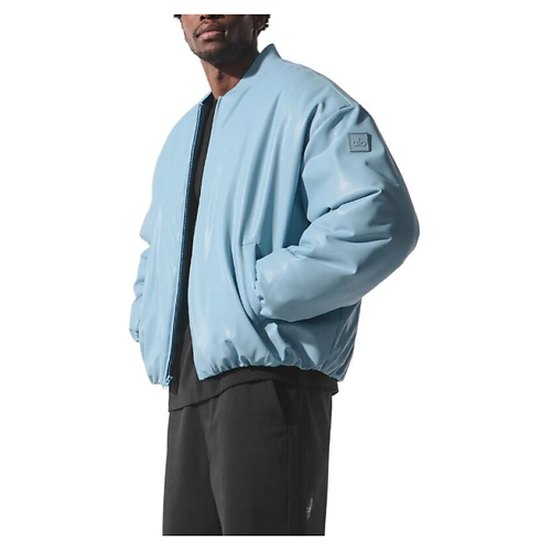 Бомбер из искусственной кожи Faux Leather Premier Bomber
