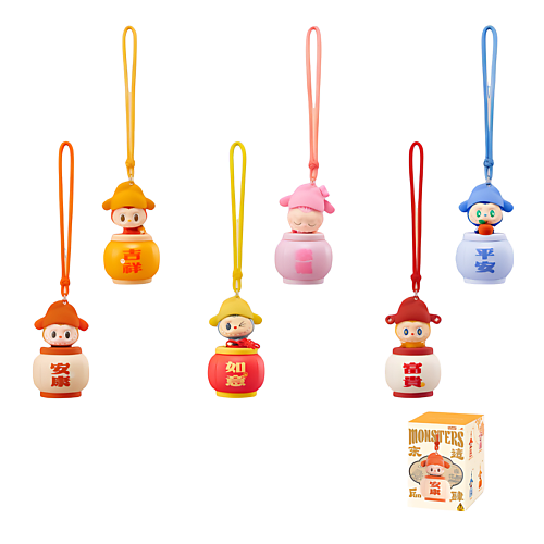 Мягкая игрушка POP MART Игрушка Labubu The Monsters Let's Have Fun Together Series Wealth Safety