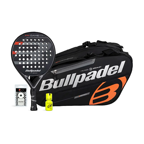 Ракетка для падел тенниса BULLPADEL Набор для падел-тенниса Game CTR Padelbag Tour