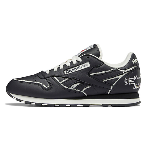 Кроссовки REEBOK Кроссовки Reebok Classic Leather Keith Haring Pure Grey Chalkboard Dog