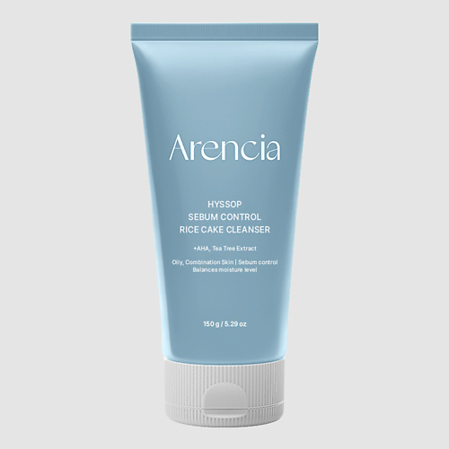 

ARENCIA Себорегулирующая пенка Hyssop Sebum Control Rice Cake Cleanser 120, Себорегулирующая пенка Hyssop Sebum Control Rice Cake Cleanser