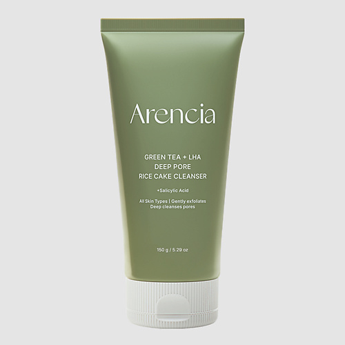 

ARENCIA Пенка для очищения Green Tea LHA Deep Pore Rice Cake Cleanser 120, Пенка для очищения Green Tea LHA Deep Pore Rice Cake Cleanser