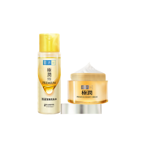 Набор средств для лица HADA LABO Набор для ночного увлажнения Premium