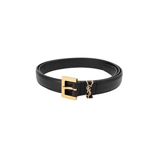 Ремень YVES SAINT LAURENT Тонкий ремень Cassandre Thin Belt