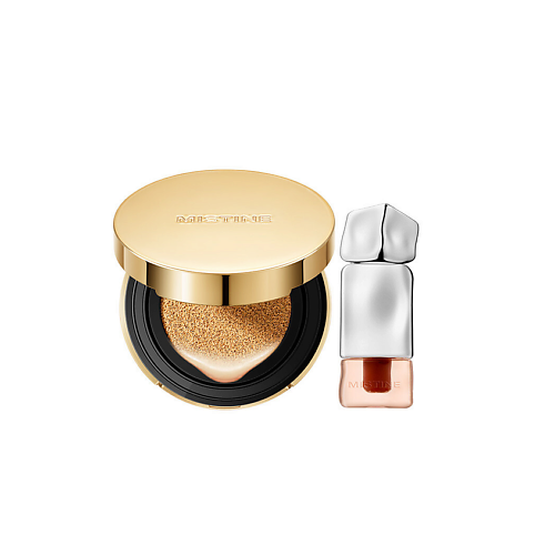 Набор средств для лица MISTINE Набор: кушон BLUR MATTE AIR Golden и блеск для губ Thai Latte