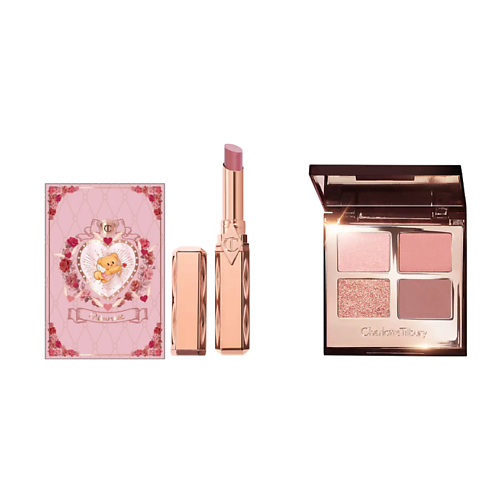 Набор средств для макияжа CHARLOTTE TILBURY Набор x HUANGYOU XIAOXIONG Pillow Talk: палетка теней и помада