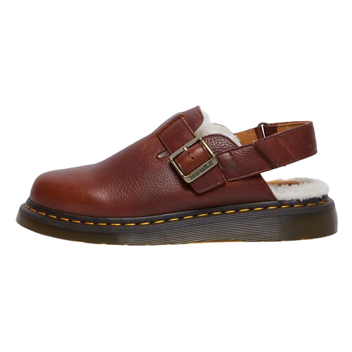 Кроссовки DR. MARTENS Dr.Martens Jorge 2 Suede Slingback Mule 'Fur Lined - Cashew Brown'