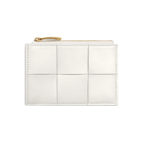 Ремень BOTTEGA VENETA Кардхолдер‑кошелёк Luggage Chalk White