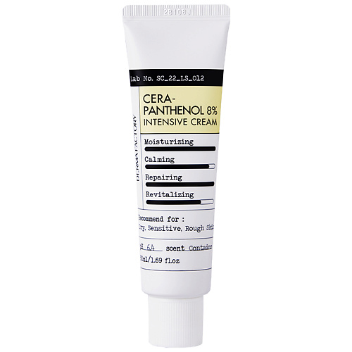 Крем для лица DERMA FACTORY Питательный крем с церамидами и пантенолом Cera-Pantenol 8% Intensive Cream
