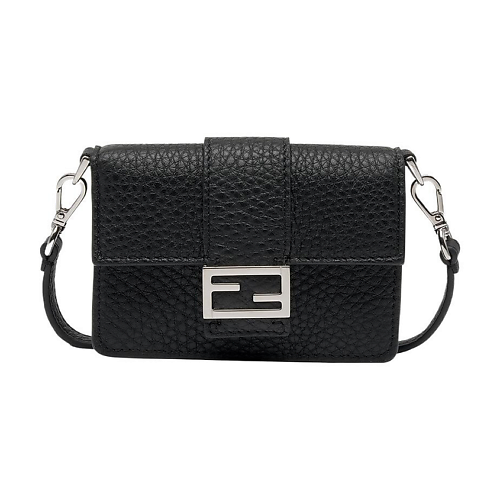 Сумка кроссбоди унисекс Micro Flat Baguette Black