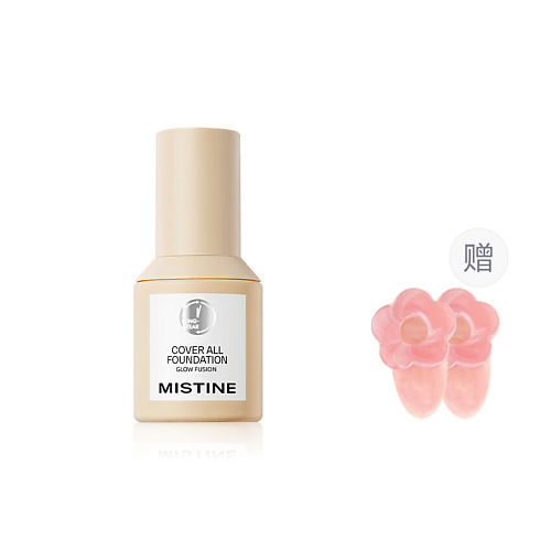 Набор средств для лица MISTINE Тональный крем Cover All Foundation Clear and Soft + Заколки