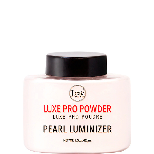Пудра для лица J. CAT BEAUTY Пудра для лица рассыпчатая Luxe Pro