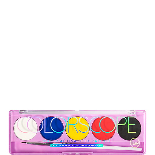 Тени для век J. CAT BEAUTY Палетка теней для век активируемая водой COLORSCOPE