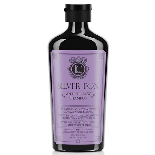 Шампунь для волос LAVISH CARE Шампунь для светлых и седых волос Silver Fox Anti Yellow Shampoo