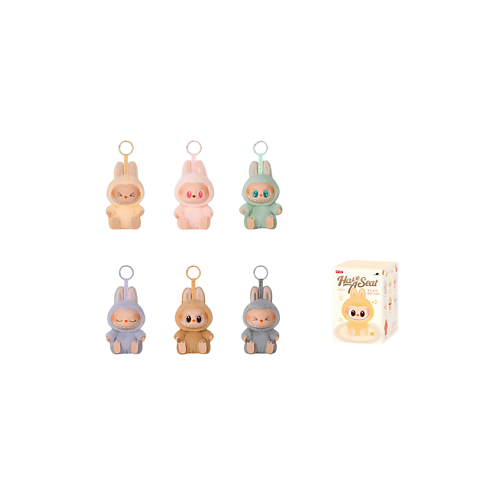 Мягкая игрушка POP MART Игрушка-брелок Labubu The Monsters Have A Seat Eyeing, 15см