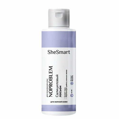 Лосьон для лица SHESMART Салициловый лосьон для жирной кожи Noproblem Premium флакон