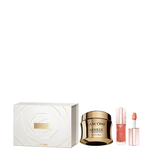 Набор средств для макияжа LANCOME Набор: Крем для лица Absolue Longevity Soft Cream + Блеск для губ Lip Idole JuicyTreat Gloss