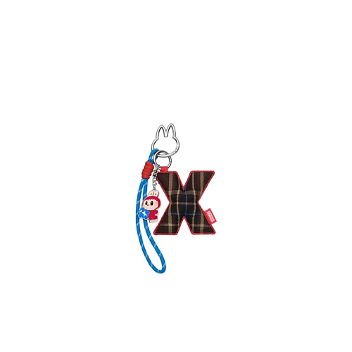 Брелок POP MART Подвеска в виде буквы X The Monsters LABUBU Pin For Love,1 шт.